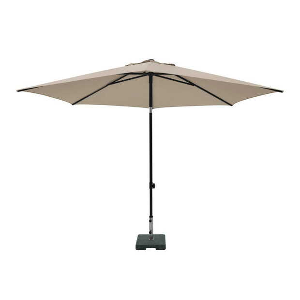 Madison Mykanos push-up parasol &Oslash;250 cm - Ecru (excl. voet)