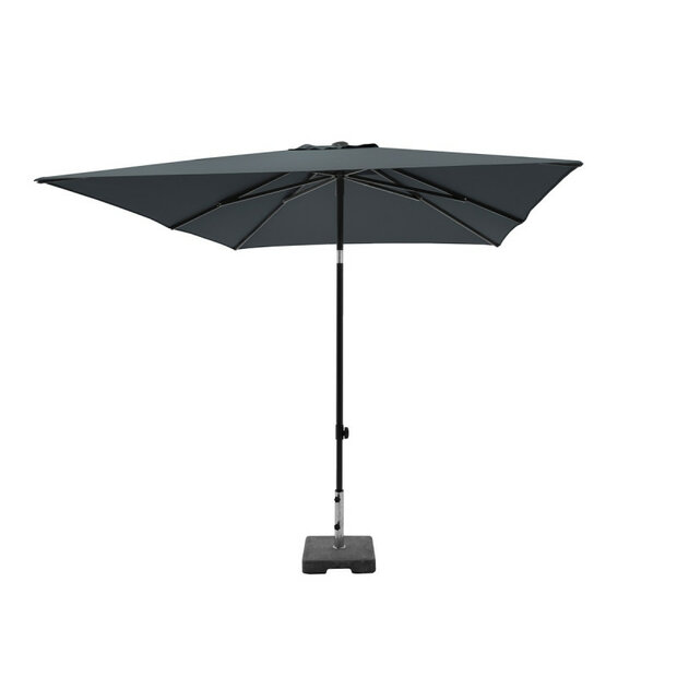 Madison Moraira Push-up stokparasol 230 &times; 230 cm &ndash; Grey (excl. voet)
