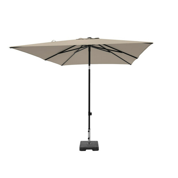 Madison Moraira Push-up stokparasol 230 &times; 230 cm &ndash; Ecru (excl. voet)