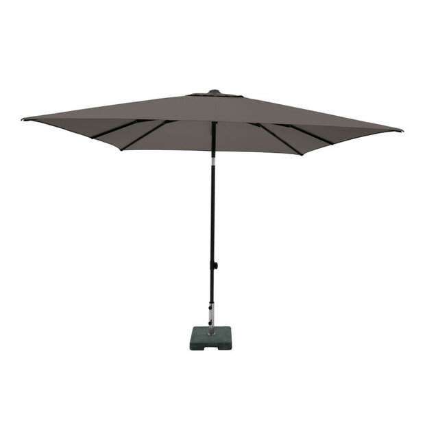 Madison Corsica Push-up stokparasol 200 &times; 250 cm &ndash; Taupe (excl. voet)