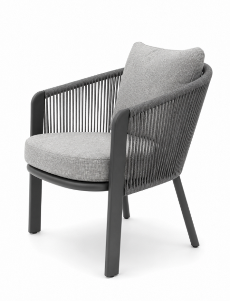 Sens-Line Pescara dining tuinstoel - Grey 