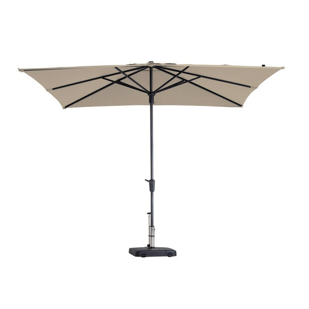 Madison Syros Luxe stokparasol 280x280 cm &ndash; Ecru (excl. voet)