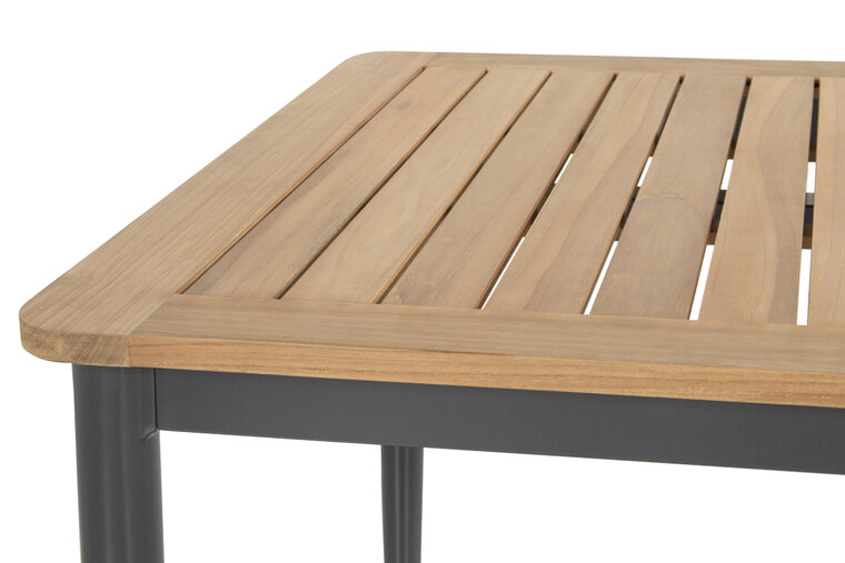 Hartman Silencio Dining Tuintafel - Aluminium - Antraciet - 160x90x75cm