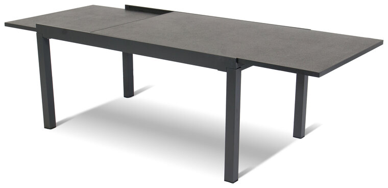 Hartman Tipperary Uitschuiftafel - HPL - Grijs - 160/260x93x76cm