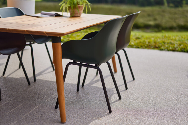 Hartman Sophie Rondo Elegance Diningstoel - Kunststof - Bruin - 49x58x84cm