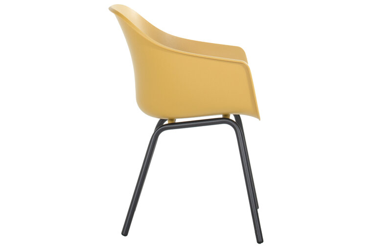 Hartman Iris Rondo Black/Yellow - Kunststof - 58x57x83cm