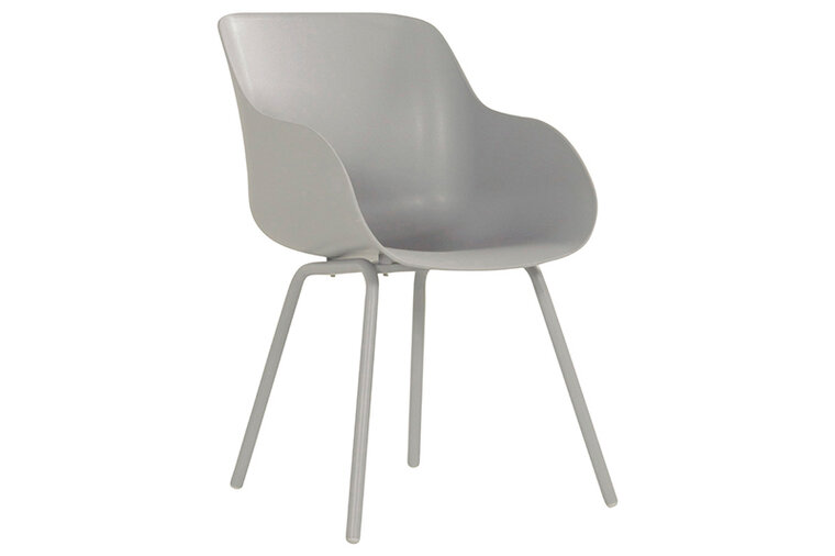 Sophie Rondo Organic Chair Diningstoel - Kunststof - Misty Grey