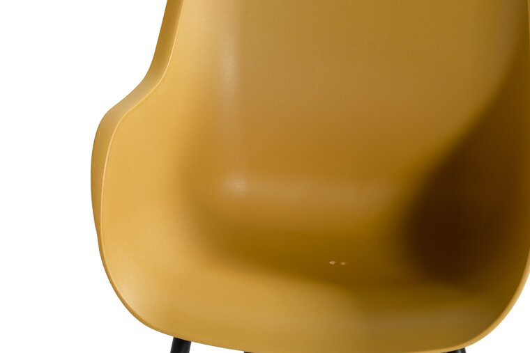 Hartman Sophie Rondo Elegance Diningstoel - Kunststof - Curry Yellow 