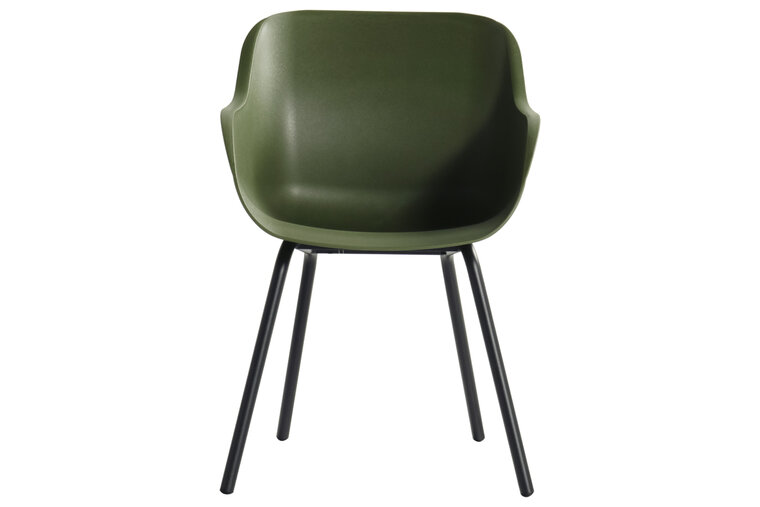 Hartman Sophie Rondo Elegance Diningstoel - Kunststof - moss Groen - 59x57x84cm
