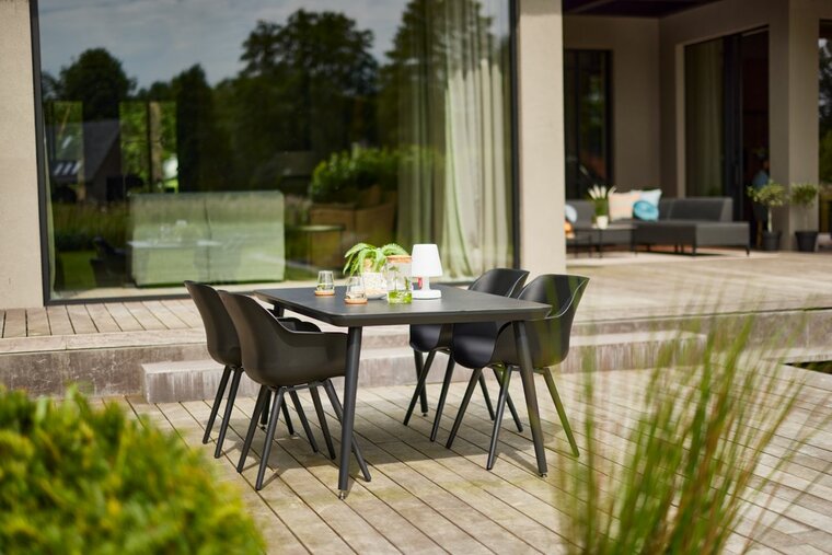 Hartman Sophie Studio Diningtafel tuintafel - HPL - Grijs - 170x100x75cm