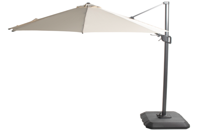 Hartman Shadowflex Zweef Parasol &Oslash;350 Natural incl. kruisvoet excl. vulvoet 