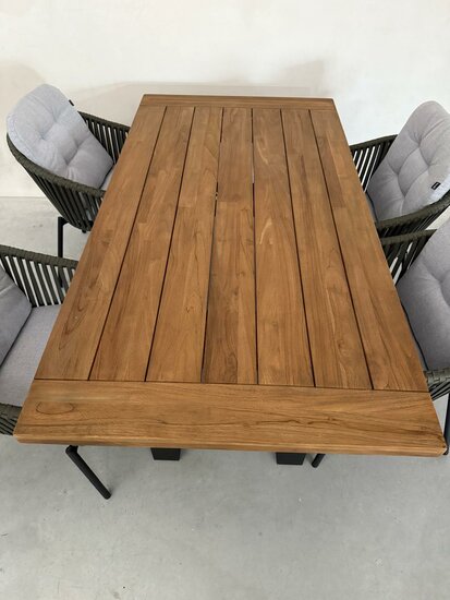 Hartman Arezzo/Yasmani 5-delige diningset