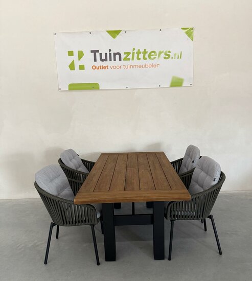 Hartman Arezzo/Yasmani 5-delige diningset