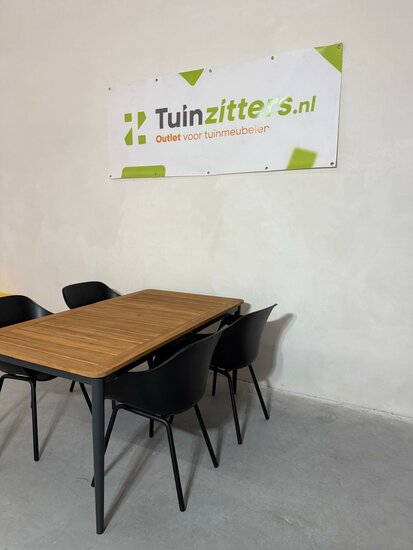 Hartman Amalia/Silencio 5-delige diningset zwart
