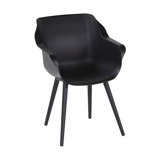 Hartman Sophie Studio Armchair - Diningstoel - Kunststof - Carbon black