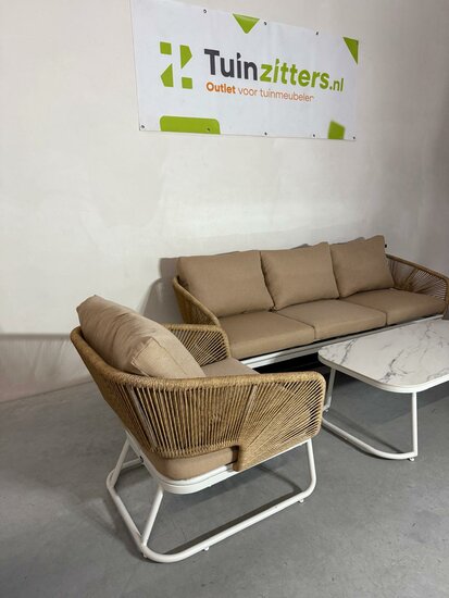 Hartman Corsica 4-delige Loungeset - Wit