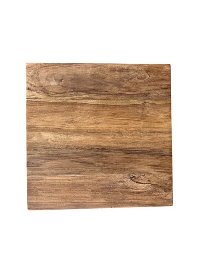 Teak Houten Mini Bank Carola &ndash; 30 x 30 x H 45 cm