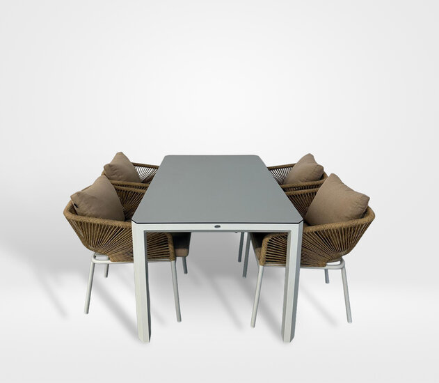 Hartman Corsica/Lille 5-delige Diningset