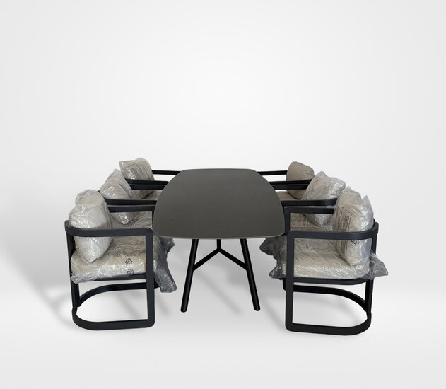 Hartman Milano 7-Delige Dining Tuinset