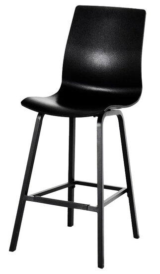 Hartman Sophie Wave Barkruk Zwart - Carbon Black
