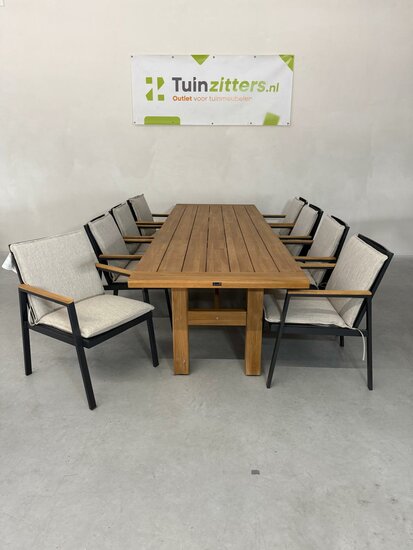 Hartman Lino / Yasmani 9-delige Diningset