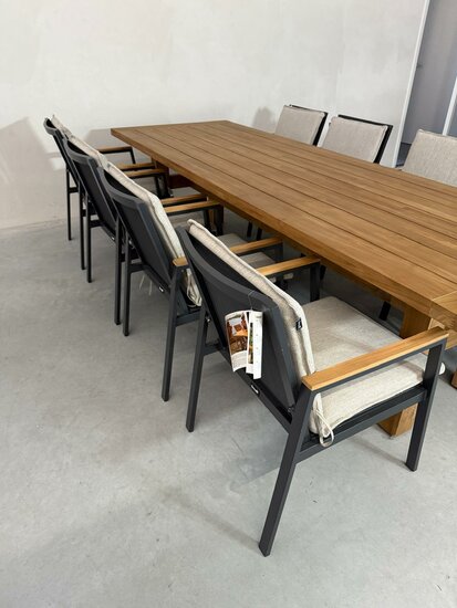 Hartman Lino / Yasmani 9-delige Diningset