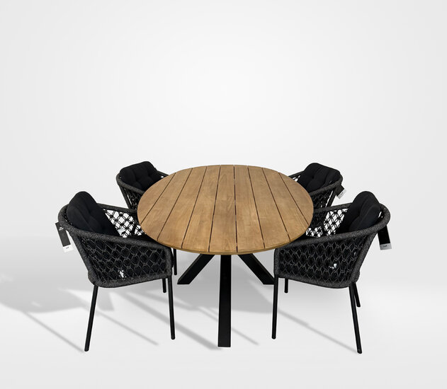 Hartman Hera / Stephanie 5-delige Diningset (speciale prijs)