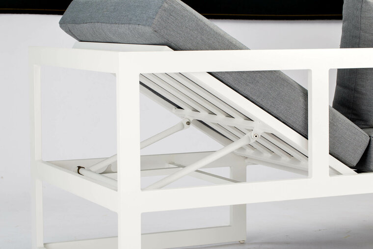 BEST Rhodos 3-delige Loungeset &ndash; Wit
