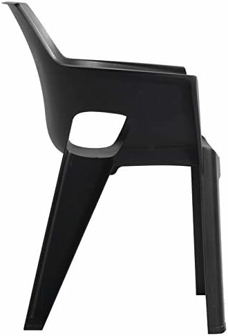 Hartman Ivy Stapelbare Tuinstoel Carbon Black