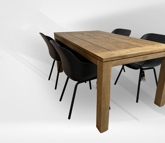 Hartman Sophie Rondo Elegance/Bairo 180 cm 5-delige dining tuinset