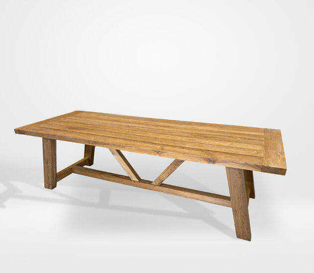 Reteak Teguh dining tuintafel 260x100 cm