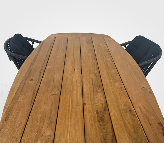 Hartman Hera / Bentuk 200 cm &ndash; 5-delige dining tuinset