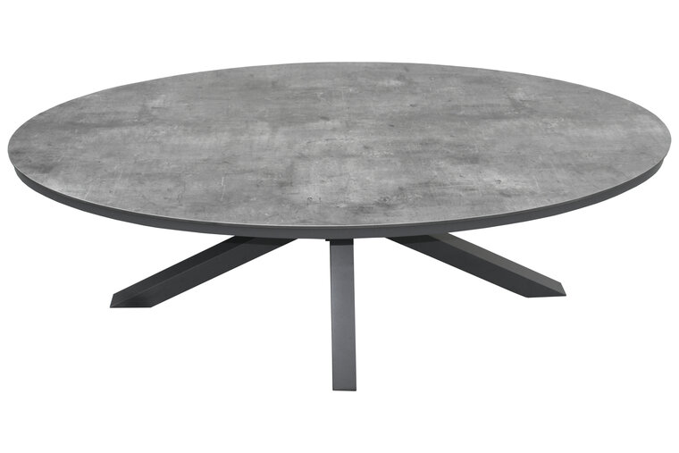 Sens-Line Brescia HPL Dining Tuintafel 220x115 cm - antraciet