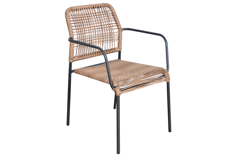 Sens-Line Lotte dining tuinstoel stapelbaar - wicker