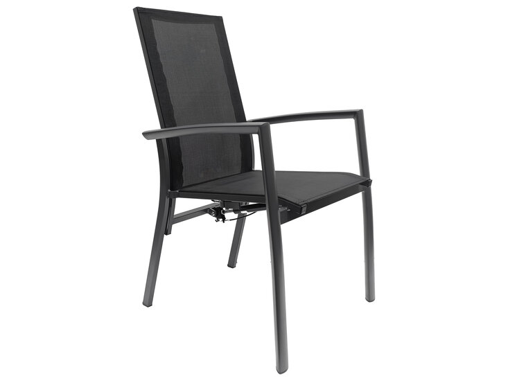 SenS-Line Nino dining tuinstoel verstelbaar - antraciet