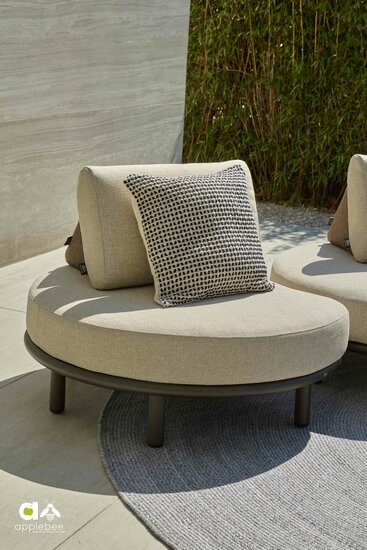 Apple Bee buitenkleed swirl &Oslash;300 cm - Dark grey