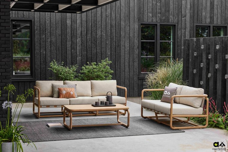 Apple Bee buitenkleed cody 300x200 cm - Dark grey