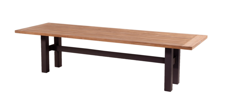 Hartman Sophie Yasmani dining tuintafel 300x100x76cm  - Hout - Zwart 