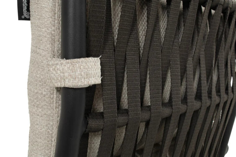 Hartman Shinzo dining tuinstoel - zwart (incl. kussen)