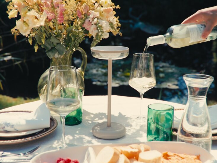 Zoluna Solar Tafellamp Bobbie zand - oplaadbaar