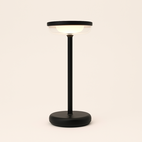 Zoluna Tafellamp Bobbie zwart - Oplaadbaar