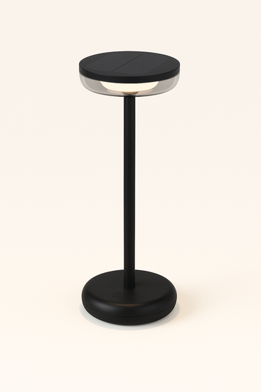 Zoluna Tafellamp Bobbie zwart - Oplaadbaar