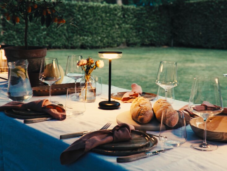 Zoluna Tafellamp Bobbie zwart - Oplaadbaar