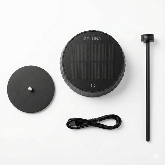Zoluna Solar Table Light JYP Black