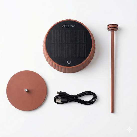 Zoluna Solar Table Light JYP Rusty