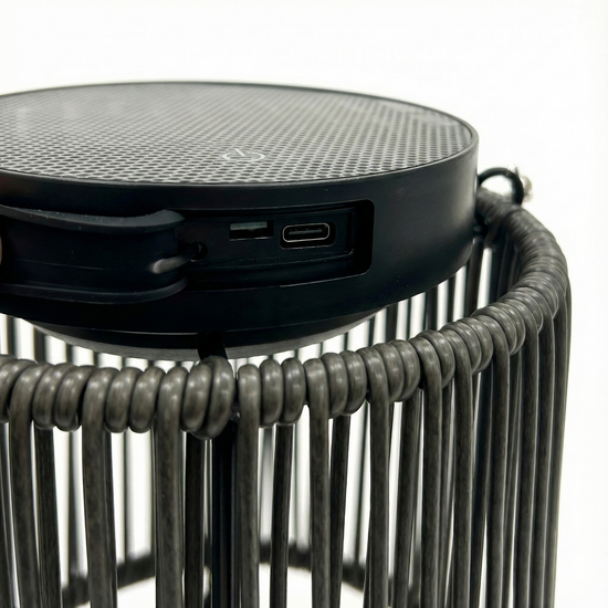 Zoluna Solar Floor Lamp LUCA-zwart