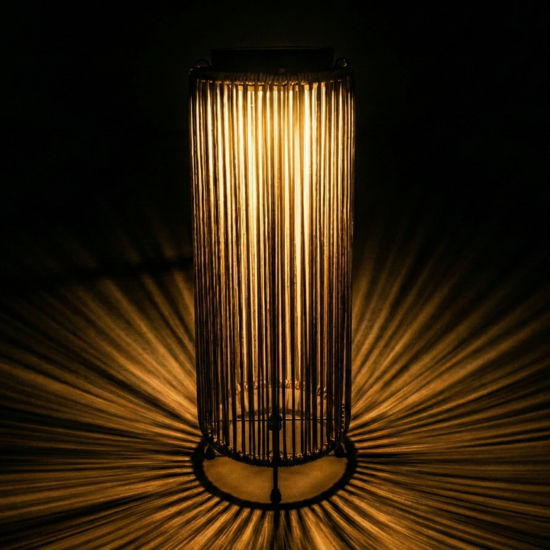 Zoluna Solar Floor Lamp LUCA Grande - zwart-