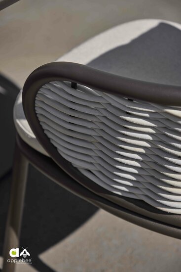 Apple Bee Pine Key dining tuinstoel - Bronze- (Incl. Bee wett kussens Nature)