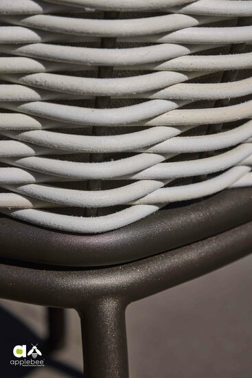 Apple Bee Pine Key dining tuinstoel - Bronze- (Incl. Bee wett kussens Nature)