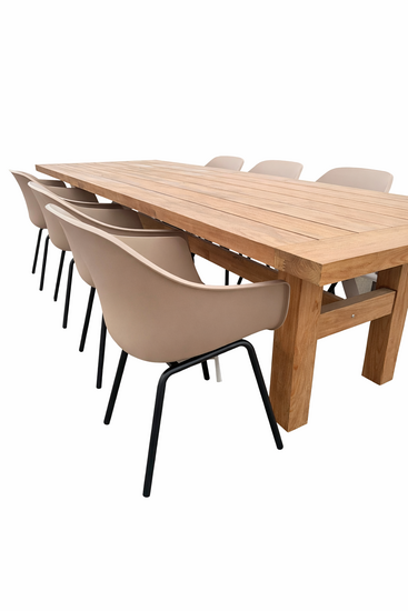 Hartman Iris/Yasmani 300 cm 9-delige dining tuinset